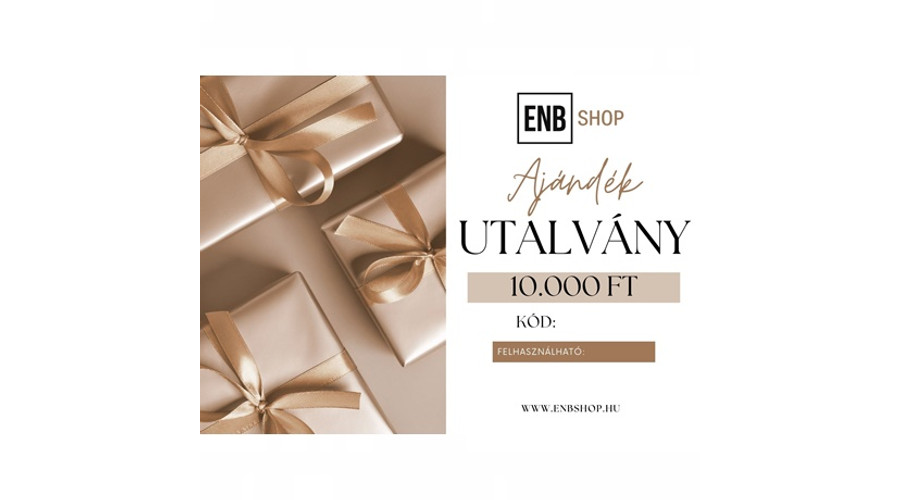 ENBShop Ajándékutalvány 10.000 Ft - Arany design
